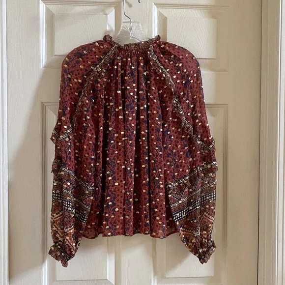 Ulla Johnson Silk Calista Blouse S / US2